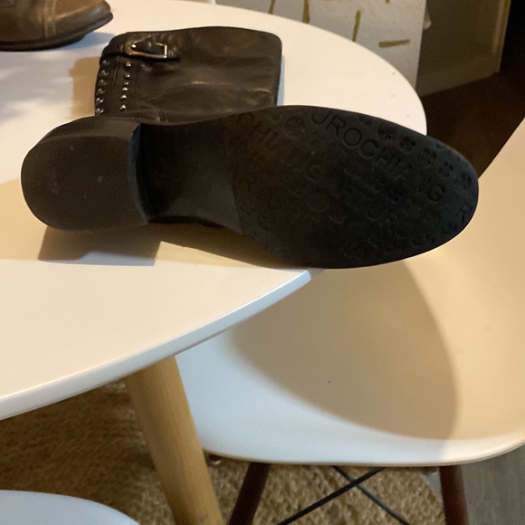 Arturo Chiang Black leather boots - Picture 4 of 8